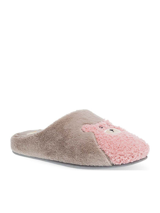 Parex Damen Hausschuhe mit Tiermotiven Braun