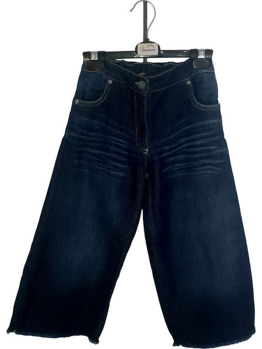 Mapero Kinder Schlaghose Jeans Blau