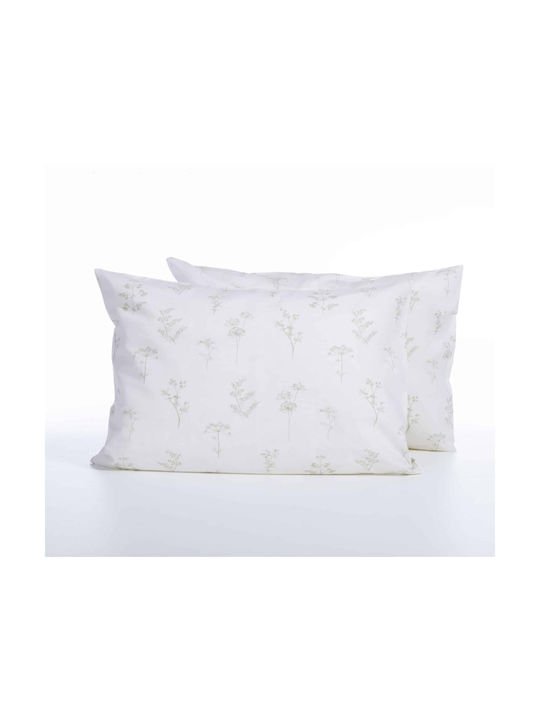Nef-Nef Homeware Claris Калъфка за Възглавница с корица за плик Ecru 52x72см.