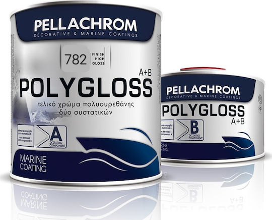 Pellachrom Polygloss A+B Цвят На Горна Част За Лодка 0.75л