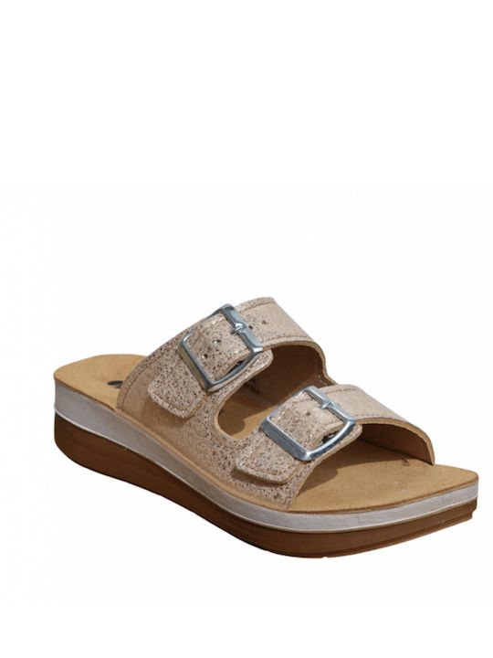 Women's Platform Wedge Sandals Beige