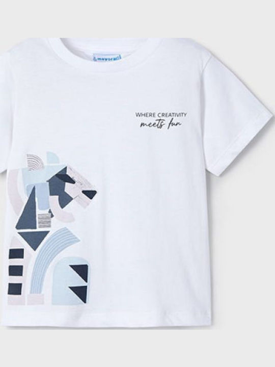 Mayoral Kinder-T-Shirt Weiß