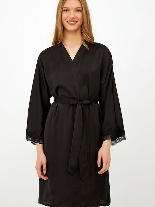 Harmony Pentru Femei Halat Black
