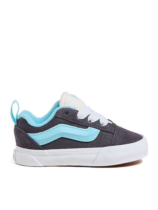 Vans Knu Skool Elastic Lace Παιδικά Sneakers Γκρι