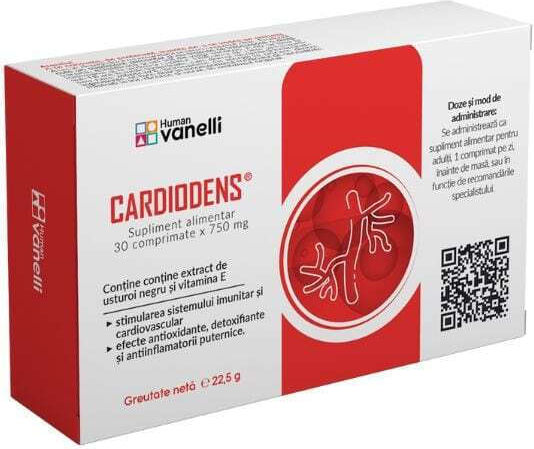 Human Vanelli Cardiodens Special Food Supplement 30 Capsules