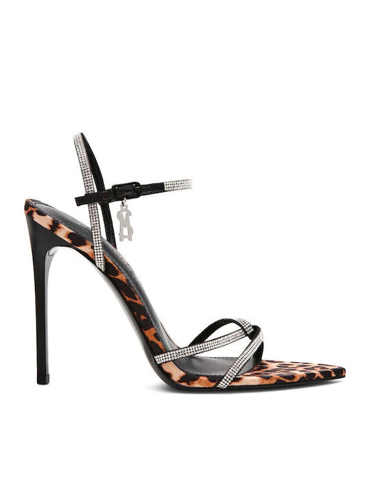 Fabric Sandals Brown