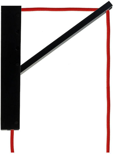Επίτοιχη Βάση Κρεμαστού Φωτιστικού Μαύρο Creative Cables Pinocchio 150214 Cubalux 150214 Μαύρο
