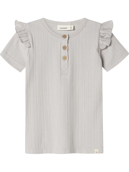Kinderhemd Kurzarm Gray