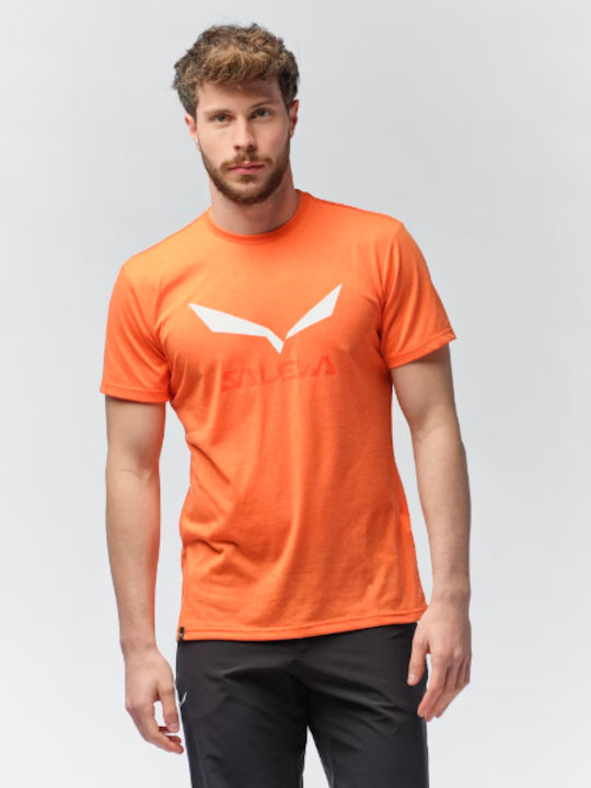 Salewa Solidlogo Drirel T-shirt Πορτοκαλί