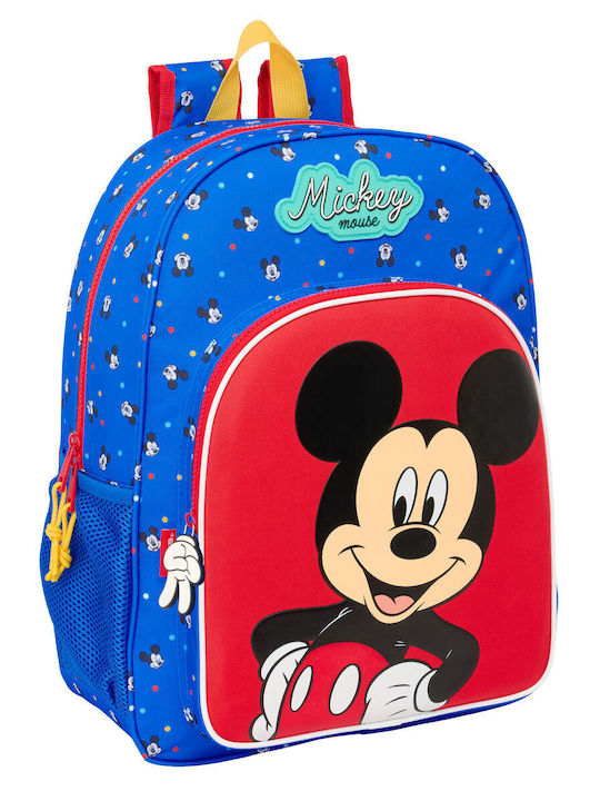 Ghiozdan Mickey Mouse Clubhouse Good Day Albastru 33 X 42 X 14 Cm Ghiozdan Mickey Mouse Clubhouse Good Day Albastru 33 X 42 X 14 Cm