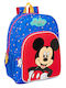 Ghiozdan Mickey Mouse Clubhouse Good Day Albastru 33 X 42 X 14 Cm
