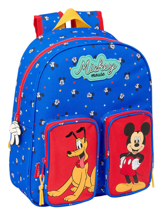 Mickey Mouse Clubhouse Gute-Laune-Schulranzen Blau 28 x 34 x 10 cm