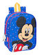 Ghiozdan Mickey Mouse Clubhouse Good Day Albastru 22 X 27 X 10 Cm