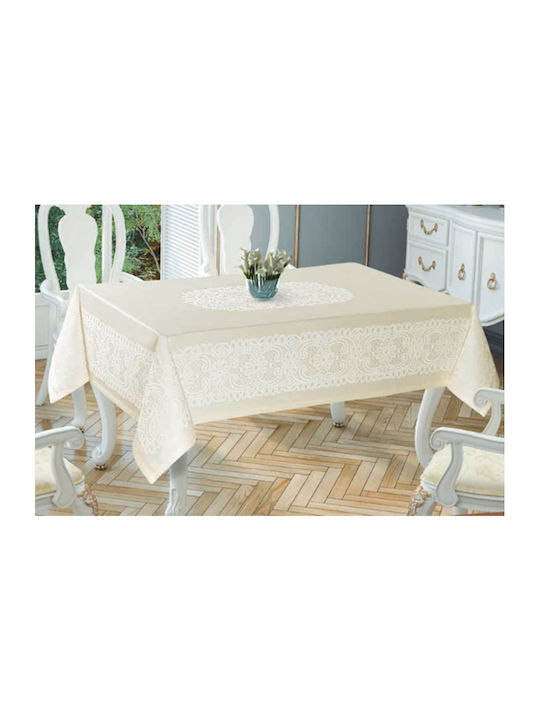 Tropik Home Față de masă Ecru 150x220cm