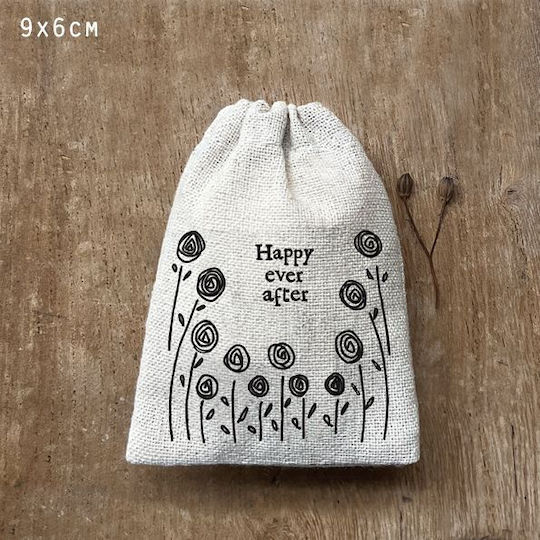 Μικρό Πουγκί Κορδόνι 6,5x8,5εκ Happy Ever After