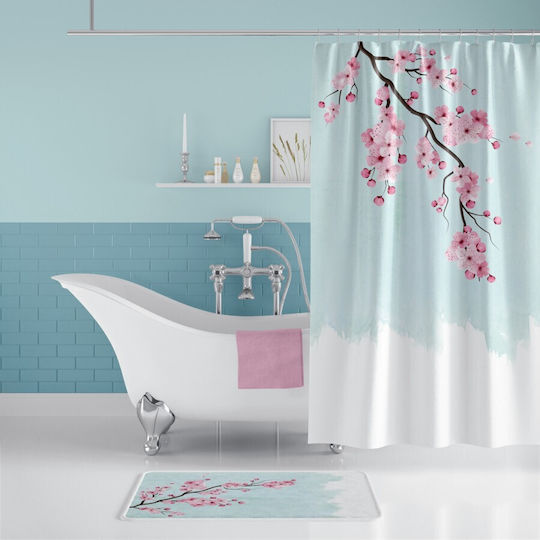 Tropik Home Душ завеса Тъканна 180x200см Sakura