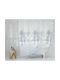 Tropik Home Duschvorhang Stoff 180x200cm Snowy