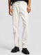 Ανδρικό Παντελόνι Τζιν με Slim Tapered Εφαρμογή white