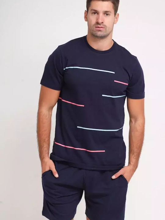 Bonatti De vară Pijama de bărbați Albastru marin