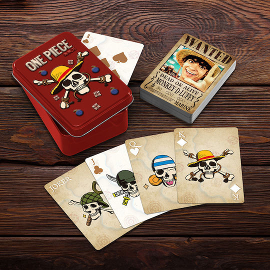 One Piece Playing Cards In A Tin