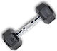 X-FIT Βαράκι Εξάγωνο Λαστιχένιο 1 x 3kg