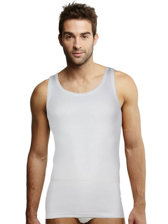 Men's Undershirts in White Color 3Pack