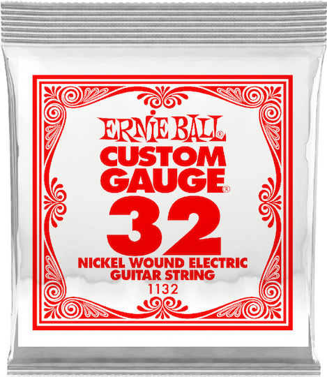 Ernie Ball Μονή Χορδή Nickel Wound Ηλεκτρικής Κιθάρας 32"
