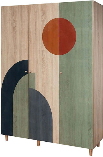 Lena Τρίφυλλη Ντουλάπα 135x52x192cm Lena Τρίφυλλη Ντουλάπα 135x52x192cm