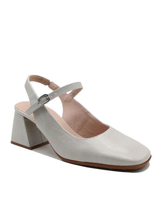 Wonders Pumps mit Riemchen Weiß