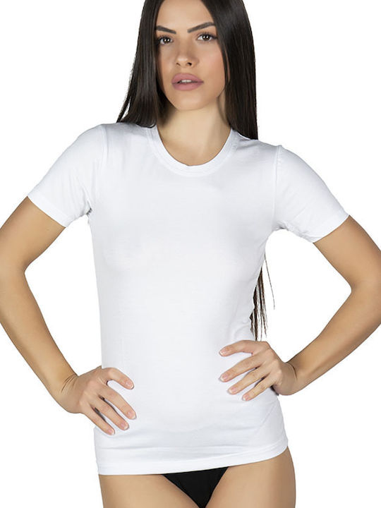 Women's Short Sleeve Cotton T-Shirt White