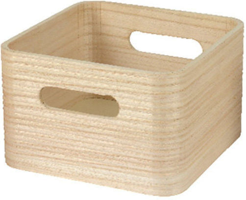 Kaemingk Hölzernes Aufbewahrungsbox 16x16x10cm 1Stück