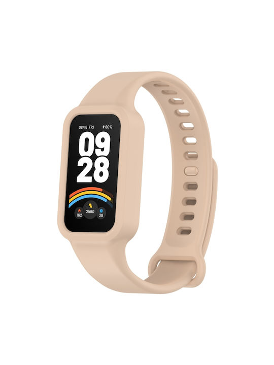 Armband Silikon Rosa (Redmi Band 3, Xiaomi Smart Band 9 Active)