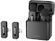 Boya BY-V3 USB-C & Lightning Безжично Микрофон Πέτου, Clip On за Мобилен в Черен Цвят