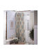 Teoran Κουρτίνα με Τρέσα Negron Πετρόλ 140x260εκ.