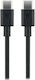 Goobay USB 2.0 Cable USB-C male - USB-C 60W Μαύρο 0.5m 66316