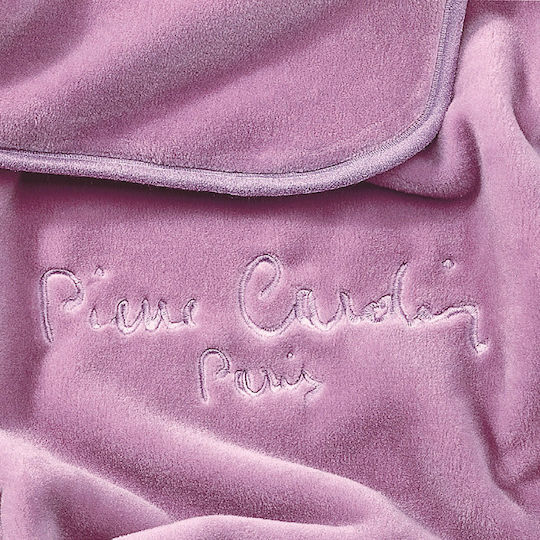 Adam Home Nancy Ster Velour Double Blanket 220x240 cm Lilac