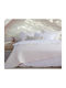 Nef-Nef Homeware Scofield Κουβερλί Υπέρδιπλο Microfiber Ecru 230x240cm