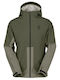 Scott 420888SCT_GREY_GRN Ανδρικό Μπουφάν Soft Shell για Σκι & Snowboard Πράσινο