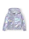 Kinder Freizeitjacke Winddicht mit Kapuze Iridescent Purple