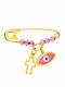 Ioannis Kosmima Child Safety Pin made of Gold 9K