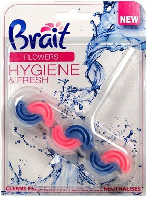 Brait Hygiene & Fresh 2-phase Toilet Cube Toilet Flowers 45g