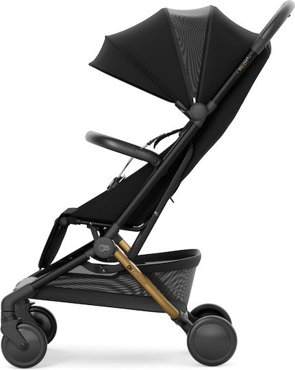 Kinderkraft Pilot 2 Verstellbar Kinderwagen Geeignet für Neugeborene Midnight Black 8kg