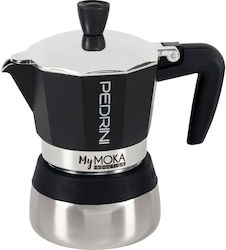 Pedrini Μπρίκι Espresso Μαύρο Pedrini Μπρίκι Espresso Μαύρο