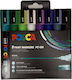 Posca Ανεξίτηλοι Μαρκαδόροι Cool Colours 2.5mm Σετ 8 χρώματα