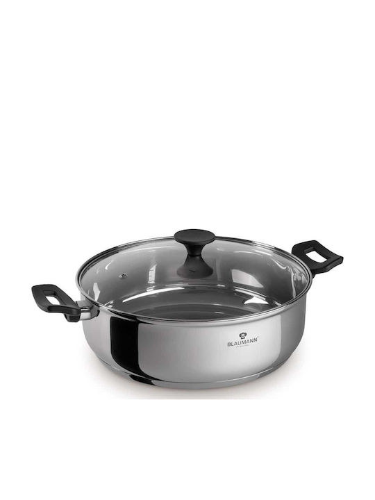 Blaumann Gourmet Line Неръждаема Плитка Тенджера 30см