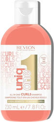Revlon Uniq One All In One Reconstruction/Nourishment & Mass Gaining Shampoo For Curly Hair 230ml