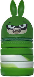 Must Team Pencil Case Silicone Barrel Green