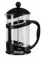 Ertone Teekanne mit Filter Glas Braun 600ml