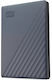 Western Digital My Passport USB-C / USB 3.0 Εξωτερικός HDD 2TB 2.5" Silicon Grey