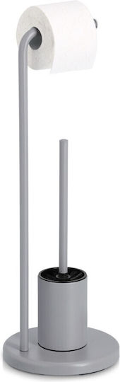 Zeller Metallisch Badezimmer Toilettenbürste Gray